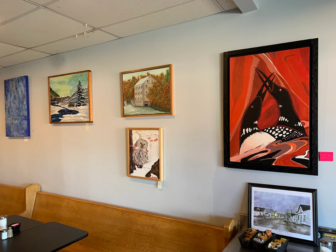 More art inside the cafe